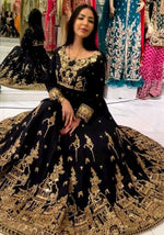 Buy Trendy Black Gown Online in India - Joshindia