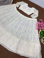 Buy Latest Cream Color Lehenga Choli Online - Joshindia