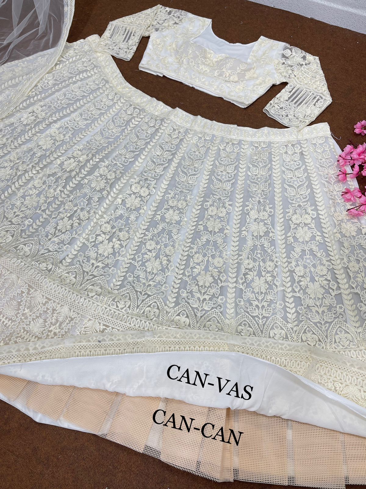 Buy Latest Cream Color Lehenga Choli Online - Joshindia