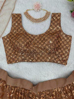 Buy Latest Brown Color Lehenga Choli Online at Best Price - Joshindia