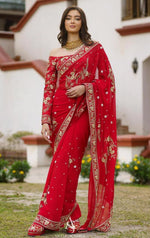 Red Saree - Buy Red Color Fashion Sarees Online - Joshindia