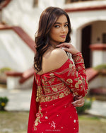 Red Saree - Buy Red Color Fashion Sarees Online - Joshindia