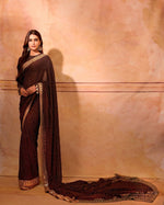 Buy Trendy Maroon Saree Online in India - Joshindia