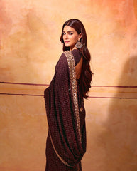 Buy Trendy Maroon Saree Online in India - Joshindia