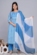 Buy Blue Kurtis Online - Joshindia