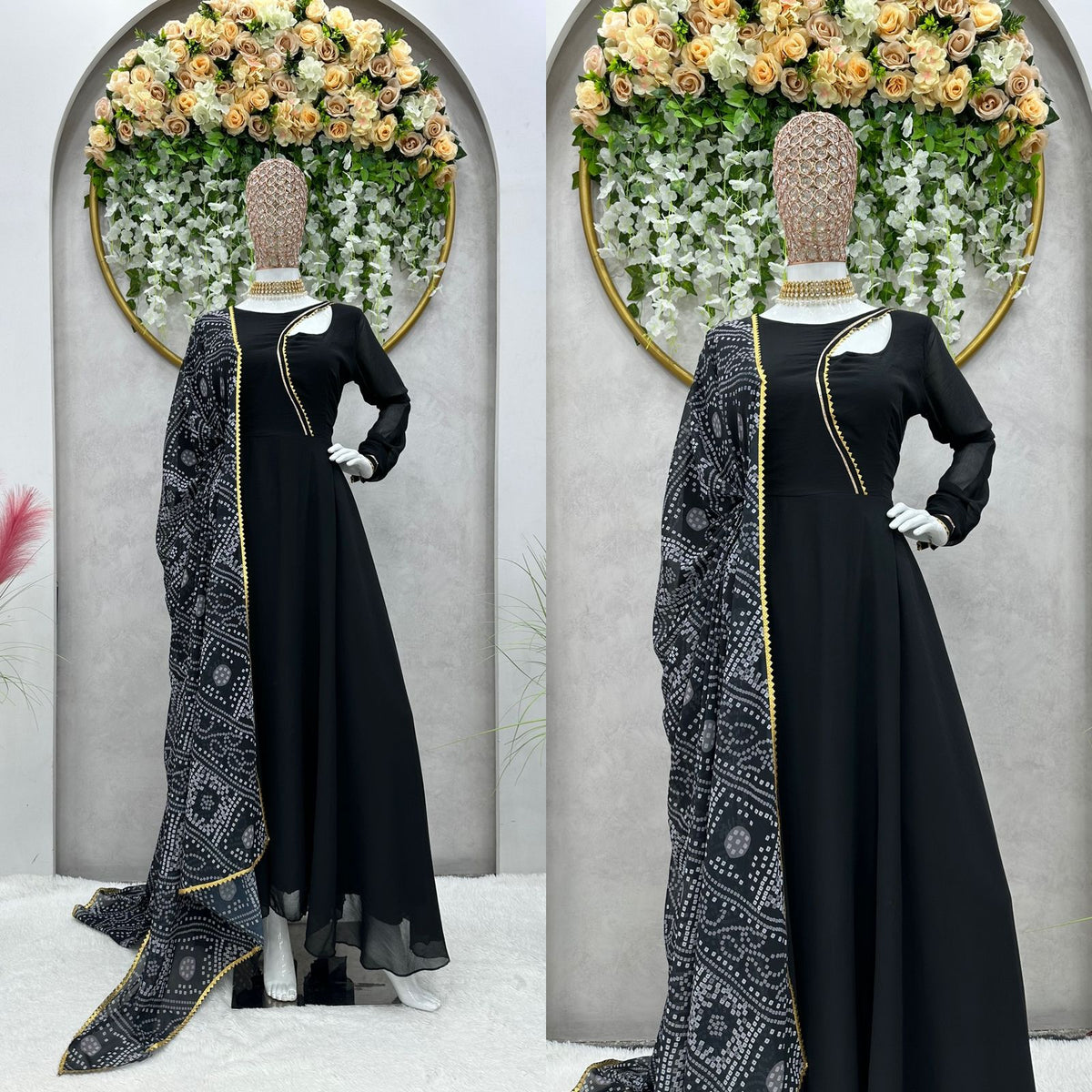 Buy Black Gown For Girls online in India - Joshindia