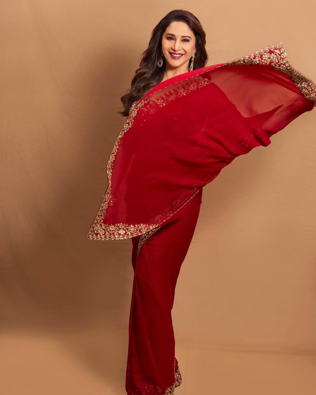 Buy Red Georgette Saree online at Best Prices in India