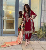 Buy Maroon Salwar Suit online in India - Joshindia