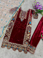 Buy Maroon Salwar Suit online in India - Joshindia