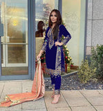 Buy Blue Salwar Suit Online in India - Joshindia