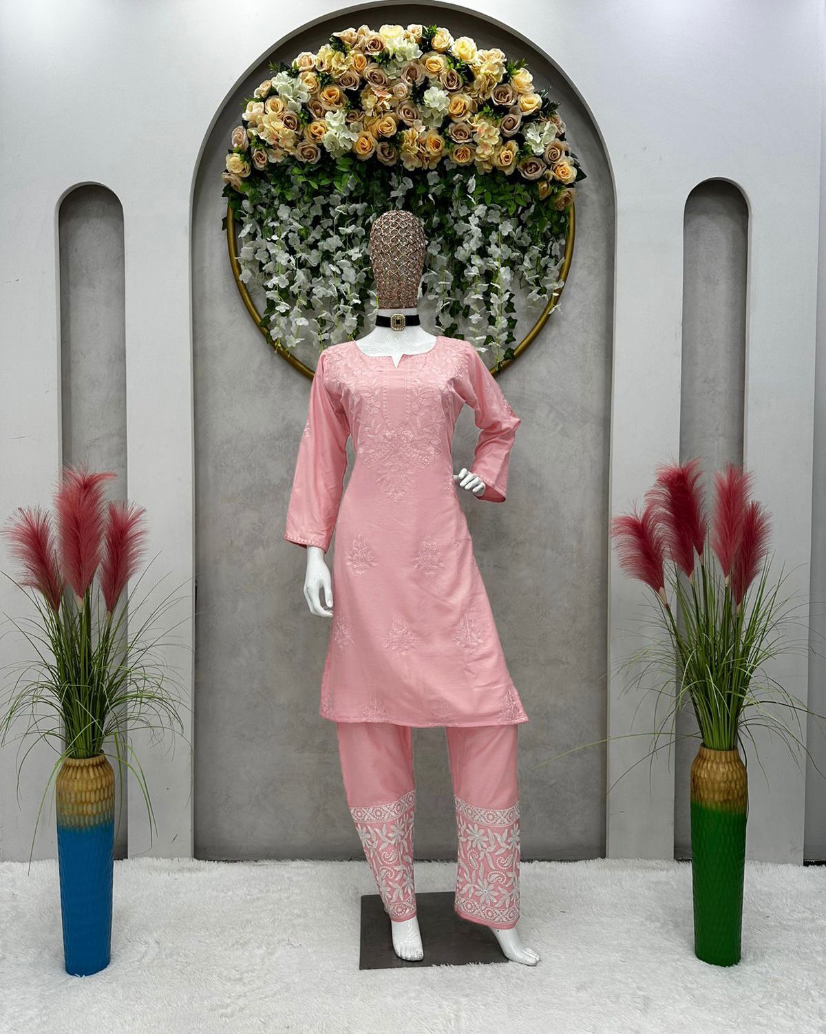 Buy Pink Salwar Suits Online in India - Joshindia