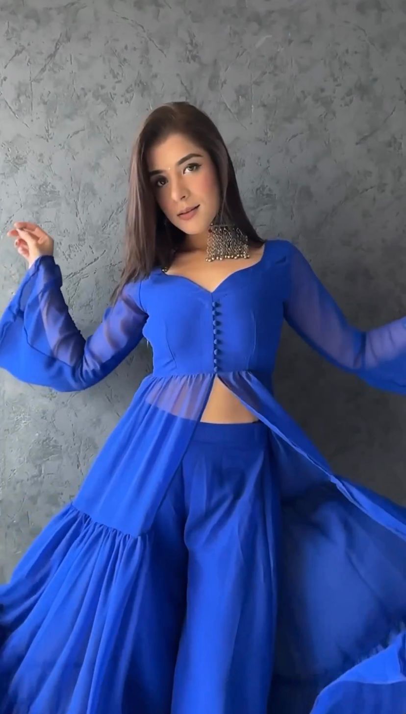 Buy Blue Women Gowns Online
