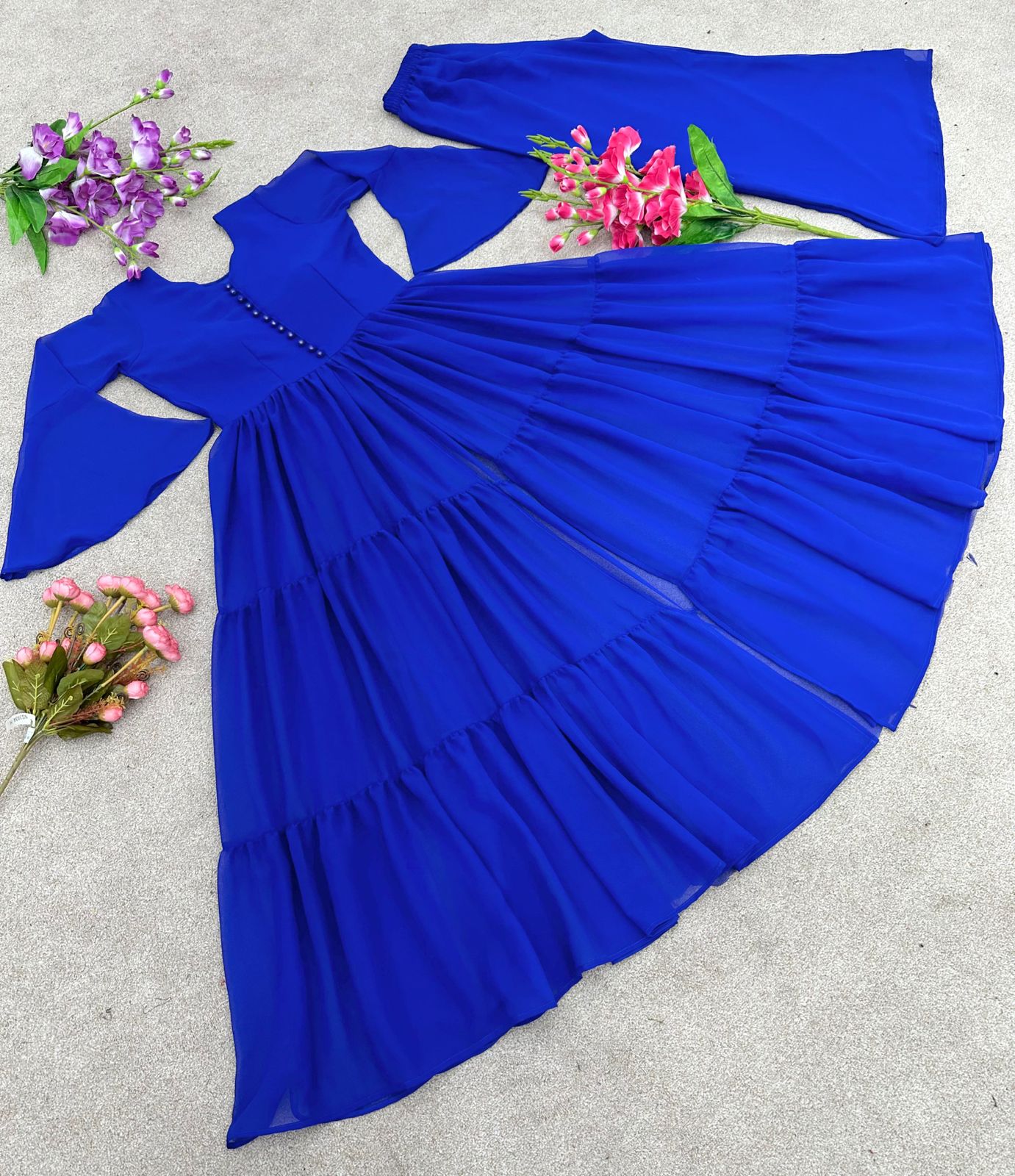 Buy Blue Women Gowns Online