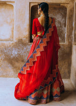 Buy Trendy Red Lehenga Choli Online in India - Joshindia