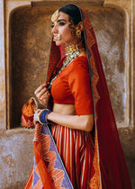 Buy Trendy Red Lehenga Choli Online in India - Joshindia