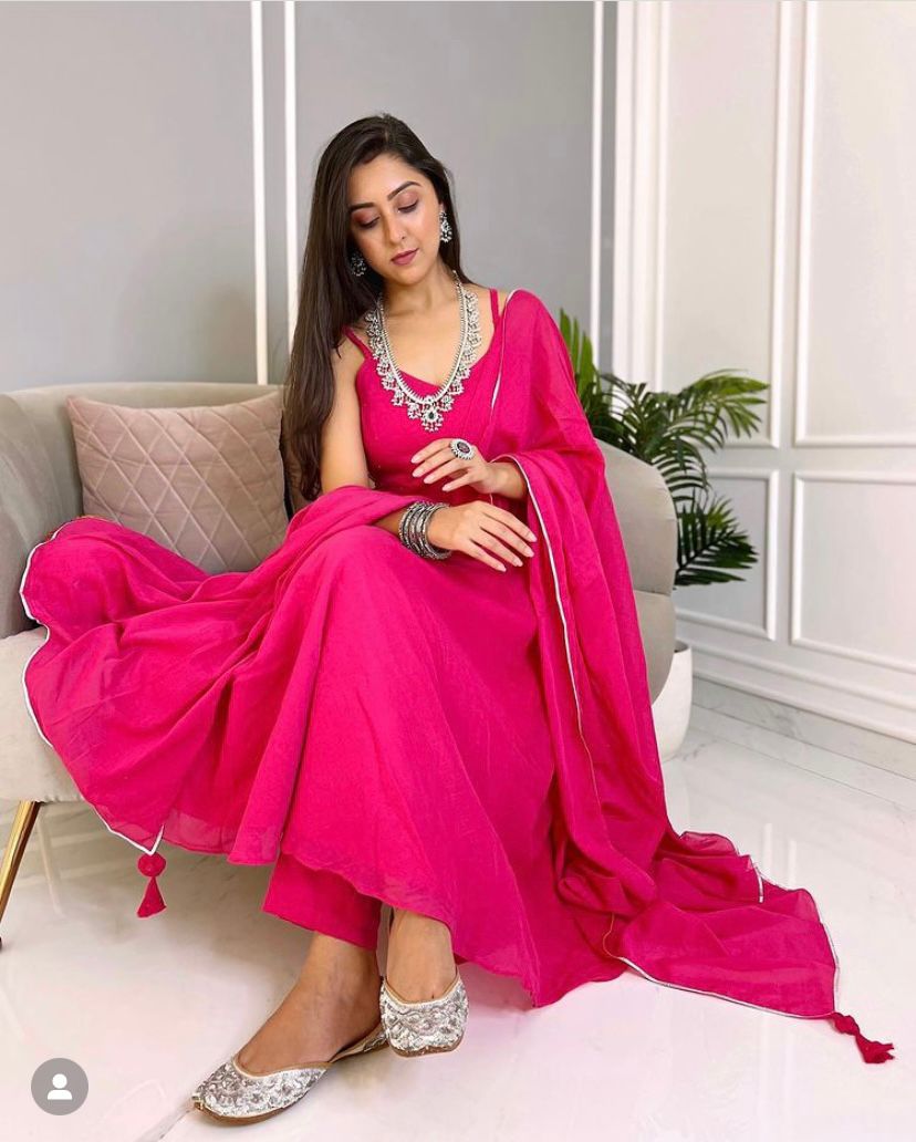 Buy Pink Salwar Suit Online for Women