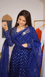 Blue Gown For Women Online - Joshindia