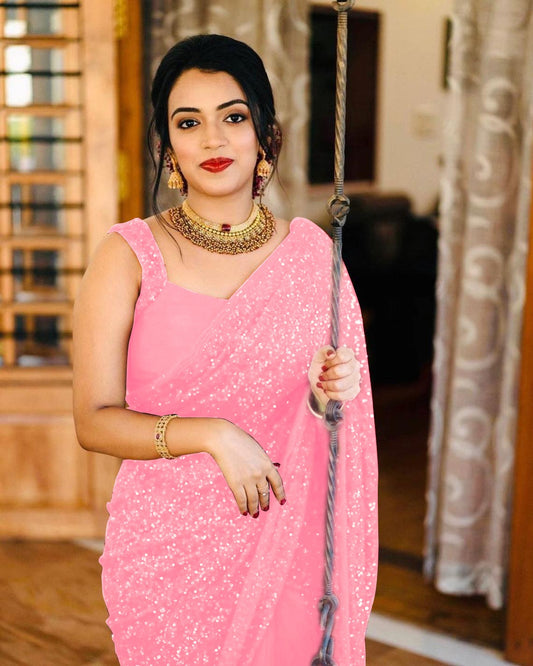 Buy Pink Sarees For women At Best Prices Online
