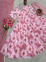Buy Trendy Pink Gown Online in India - Joshindia