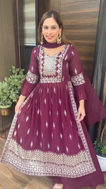 Maroon Kurtas Ethnic Sets And Bottoms - Joshindia