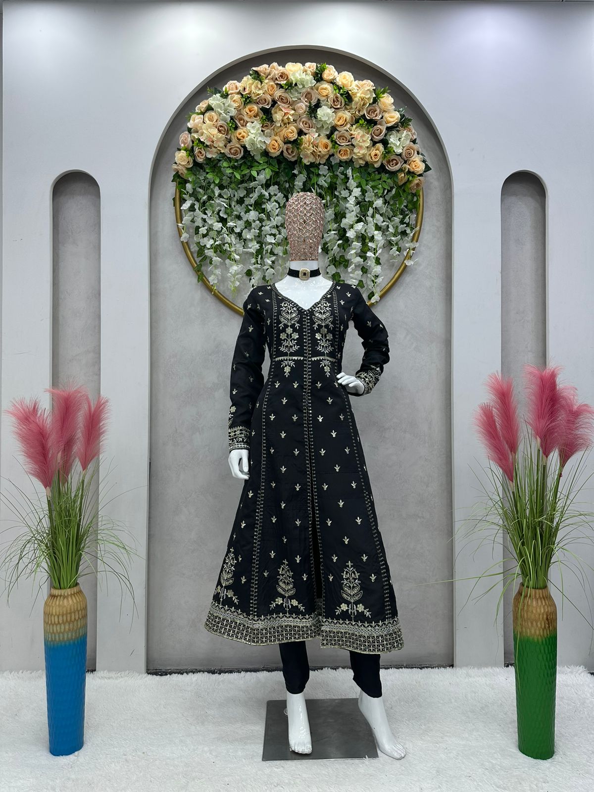 Buy Trendy Black Gown Online in India - Joshindia