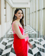 Buy Red Pink Saree Traditional online in India - Joshindia