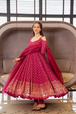 Buy Trendy Red Gown Online in India - Joshindia
