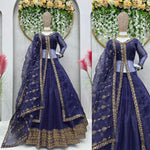 Buy Trendy Blue Lehenga Choli Online in India - Joshindia