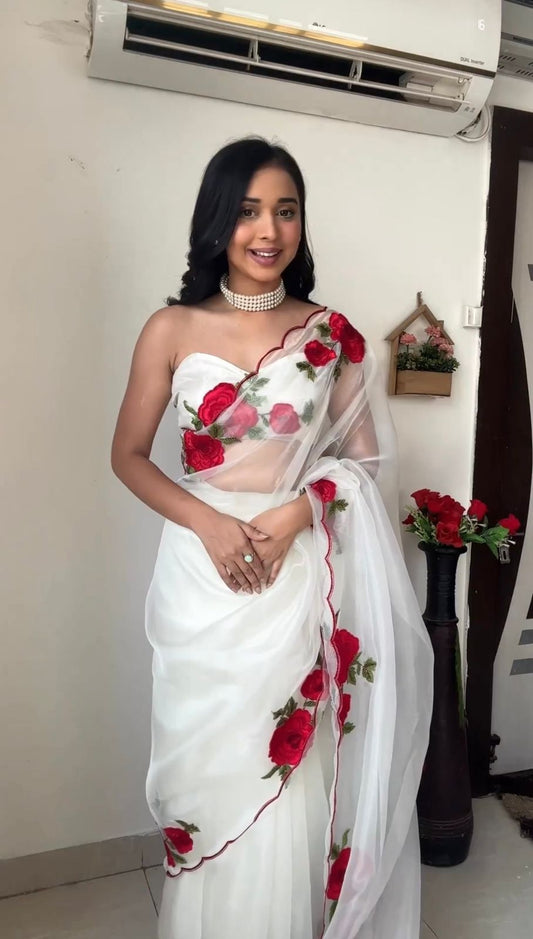 Buy White Sarees Online at Best Prices In India
