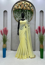Buy Trendy Yellow Saree Online in India - Joshindia