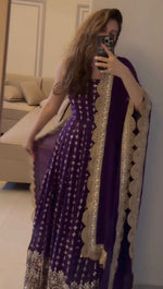 Buy Trendy Purple Gown Online in India - Joshindia