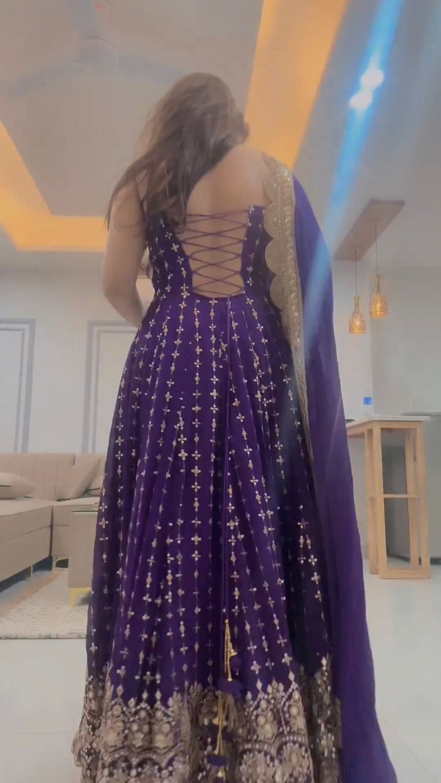 Indian backless dress hot sale