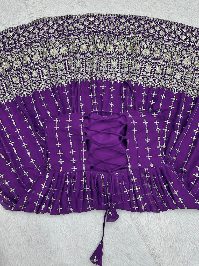 Buy Trendy Purple Gown Online in India - Joshindia