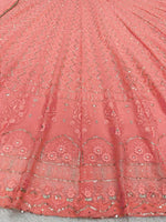 Buy Latest Peach Color Lehenga Choli Online - Joshindia