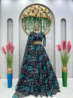 Buy Latest Designer Organza Lehenga Cholis Online - Joshindia