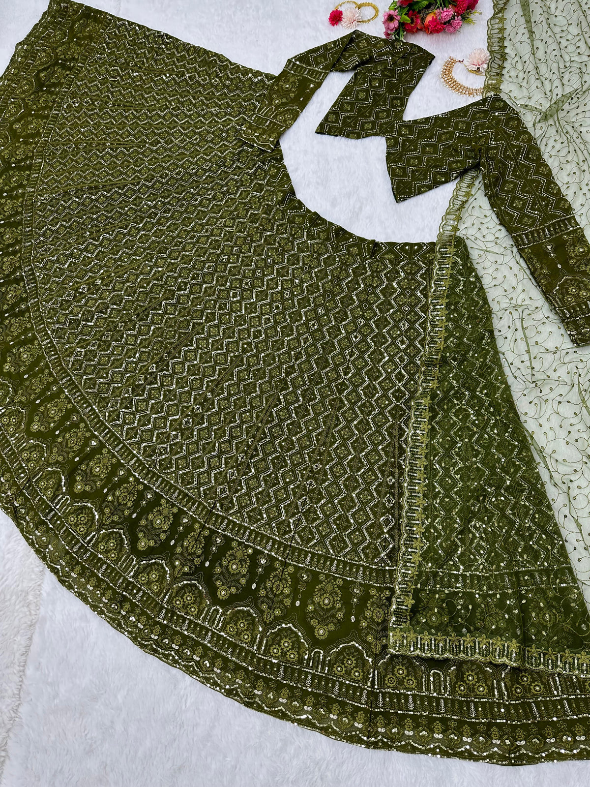 Awesome New Designer Lehenga Choli With Dupatta - Joshindia