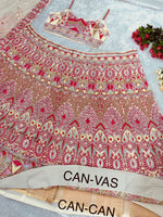 Designer Wear Heavy Faux Georgette Sequence WorkLehenga Choli - Joshindia