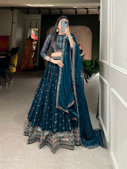 Buy Heavy Embroidered Lehenga Choli Online - Joshindia