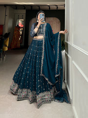 Buy Heavy Embroidered Lehenga Choli Online - Joshindia