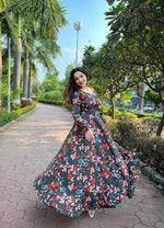 Buy Floral Print Gowns Online at Best Prices In India - Joshindia