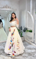 Designer Wedding Wear Heavy Chine Sequence Work Lehenga Choli With Dupatta - Joshindia