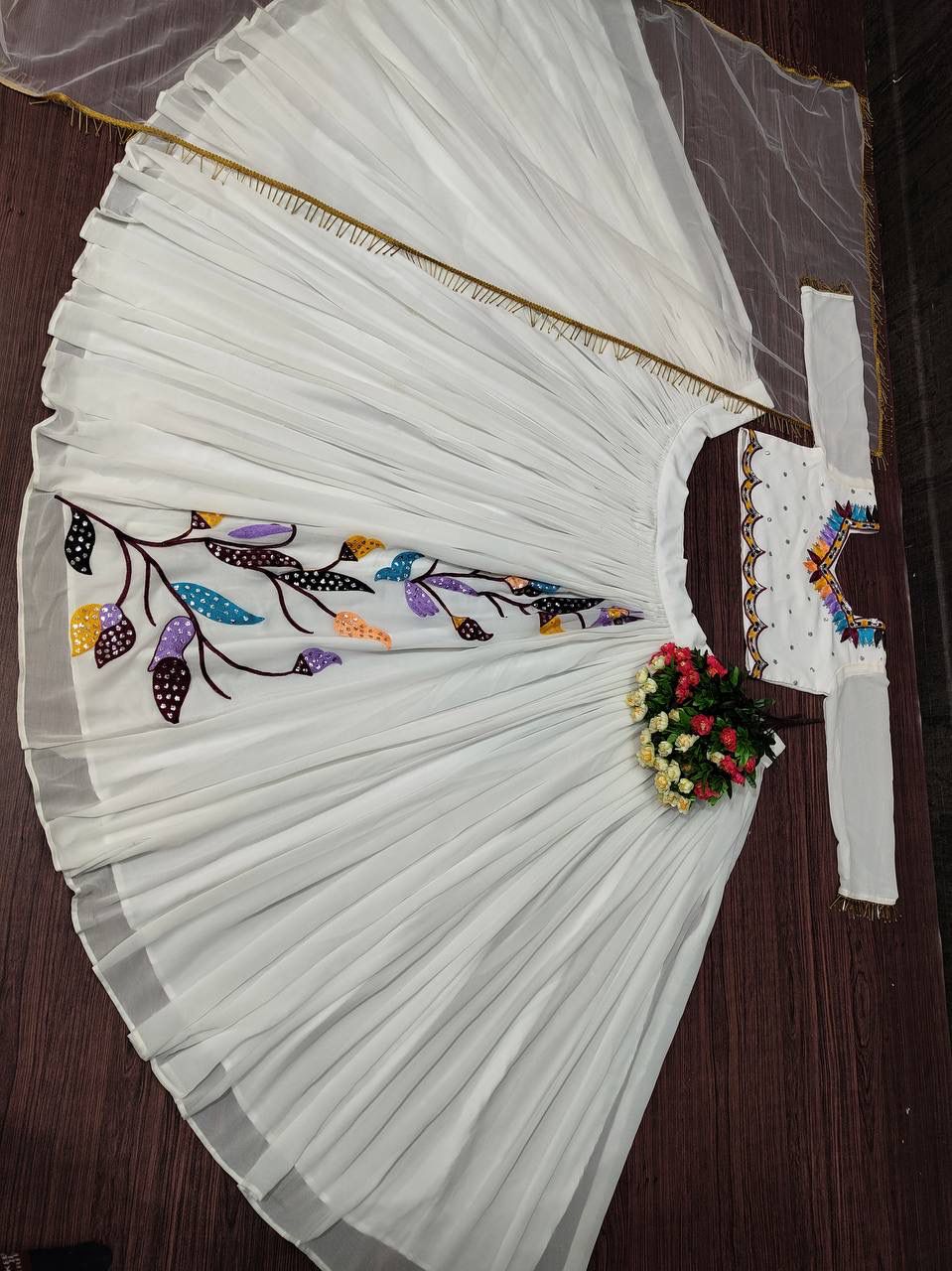 Designer Wedding Wear Heavy Chine Sequence Work Lehenga Choli With Dupatta - Joshindia