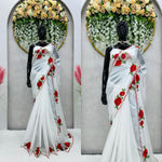 1 Minute Ready To Wear Saree with beautiful Thread work - Joshindia