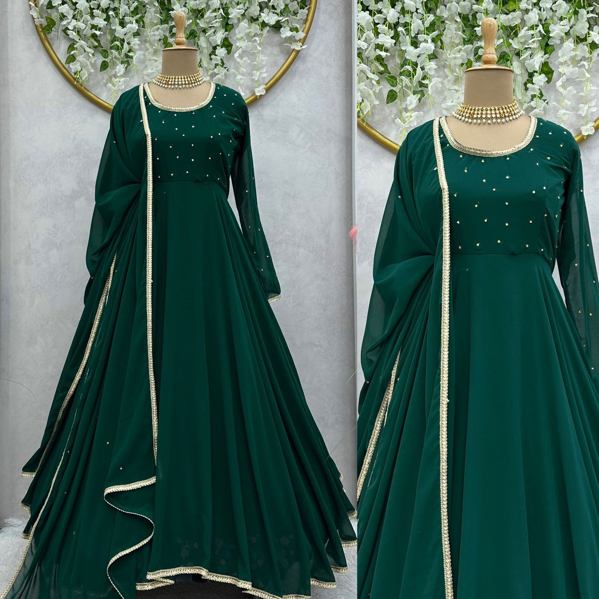 Buy Green Salwar Suits For Women Online - Joshindia