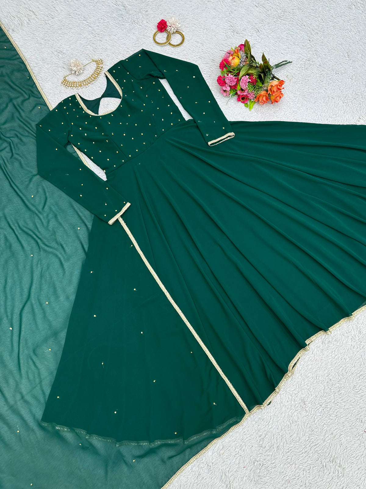 Buy Green Salwar Suits For Women Online - Joshindia