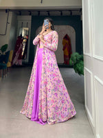 Buy Floral Print Shrug with Top & Palazzo Online - Joshindia