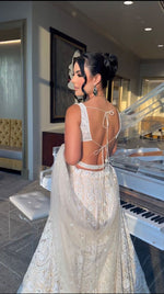 Georgette Embroidery With Sequins Work Wedding Wear Lehenga - Joshindia