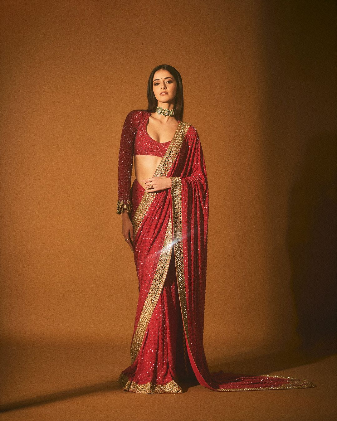 Buy Red Color Fashion Sarees Online - Joshindia