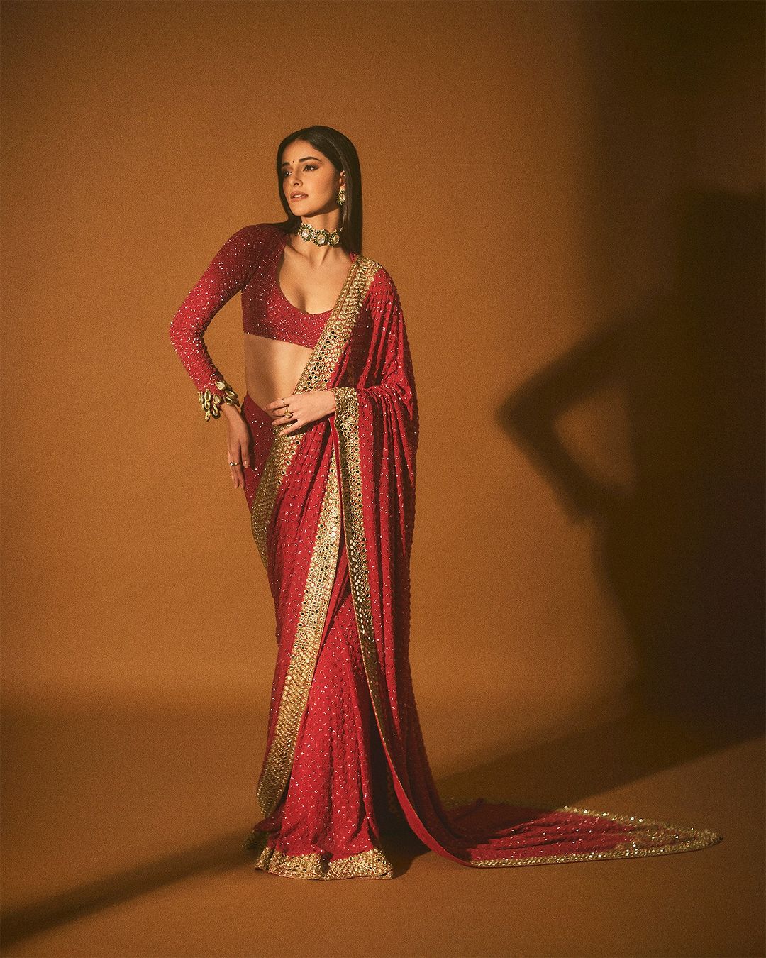 Buy Red Color Fashion Sarees Online - Joshindia