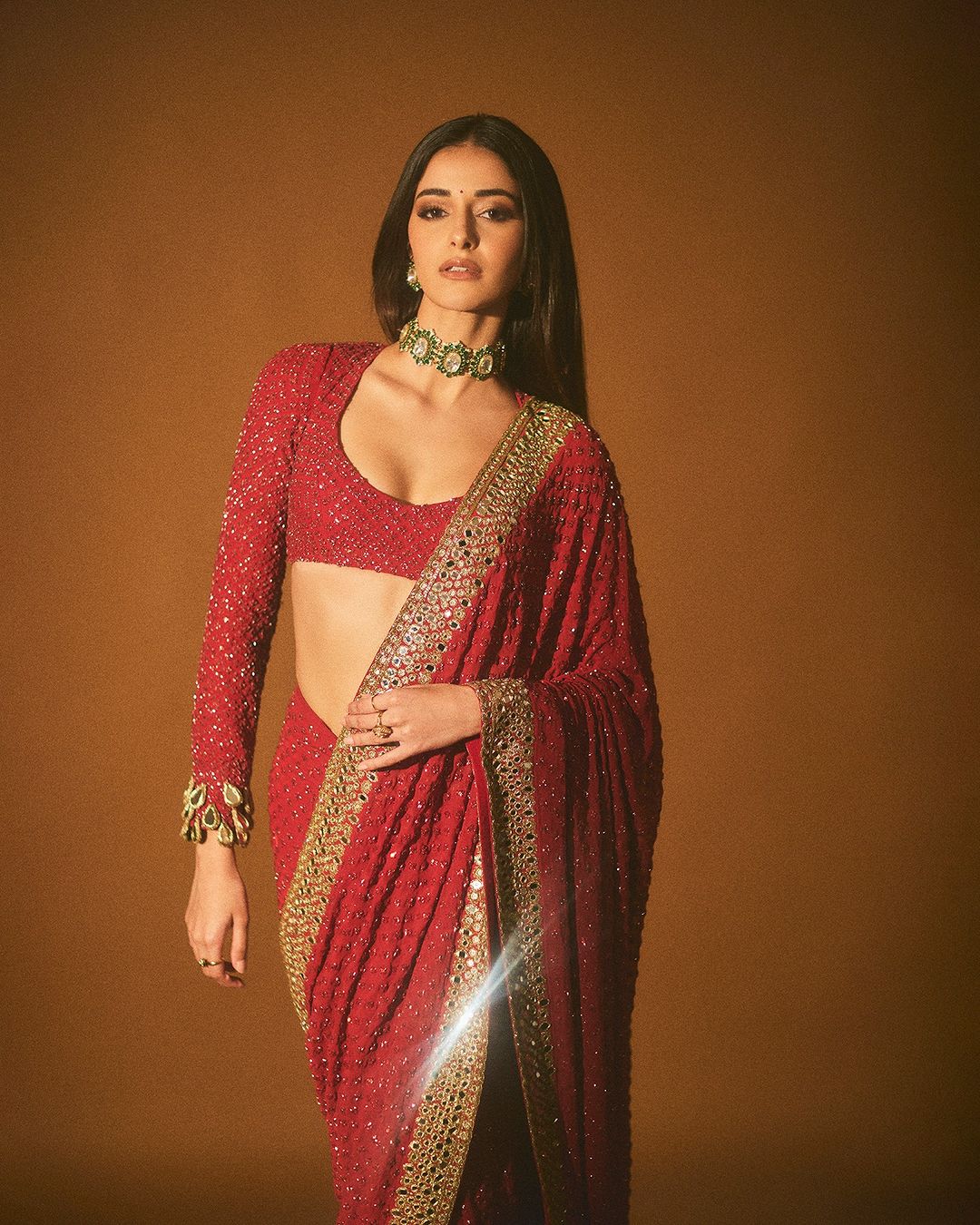 Buy Red Color Fashion Sarees Online - Joshindia